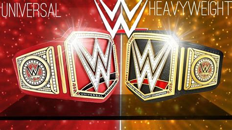 difference between wwe championship and universal championship